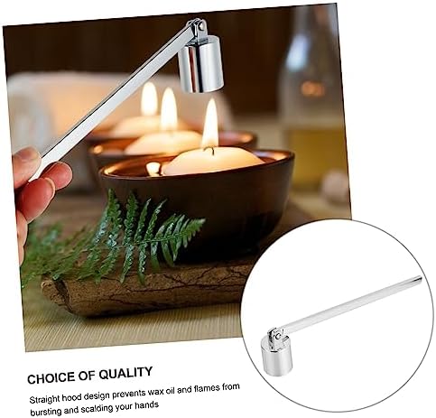 Elegant Stainless Steel Candle Snuffer with Handle
