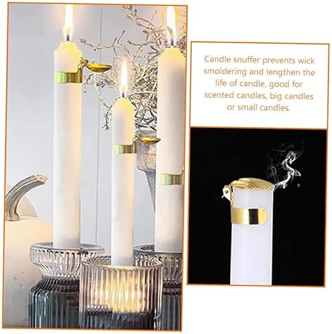 Zerodeko 4pcs Automatic Candle Snuffer Tool for Home Use