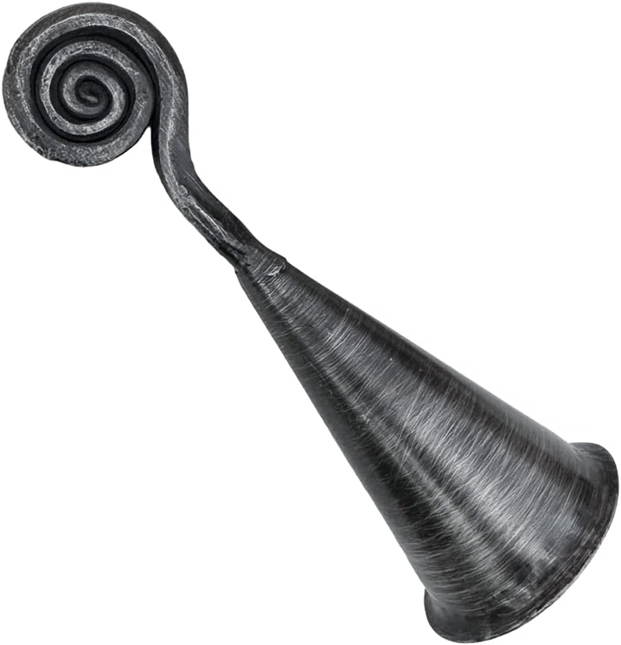 Hand Forged Iron Candle Snuffer with Rotating Bell