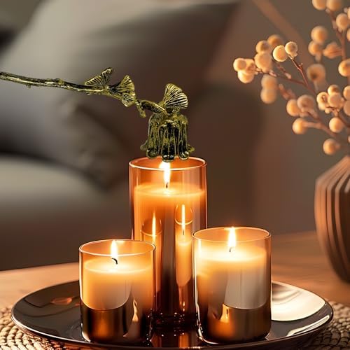 AimtoHome Candle Snuffer with Ginkgo Leaf Design