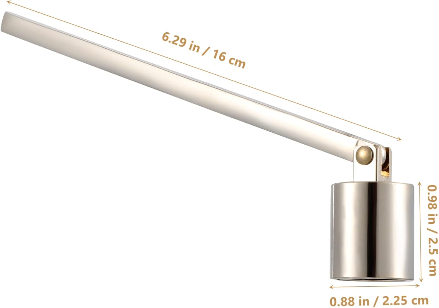 Happyyami 2pcs Stainless Steel Candle Snuffers