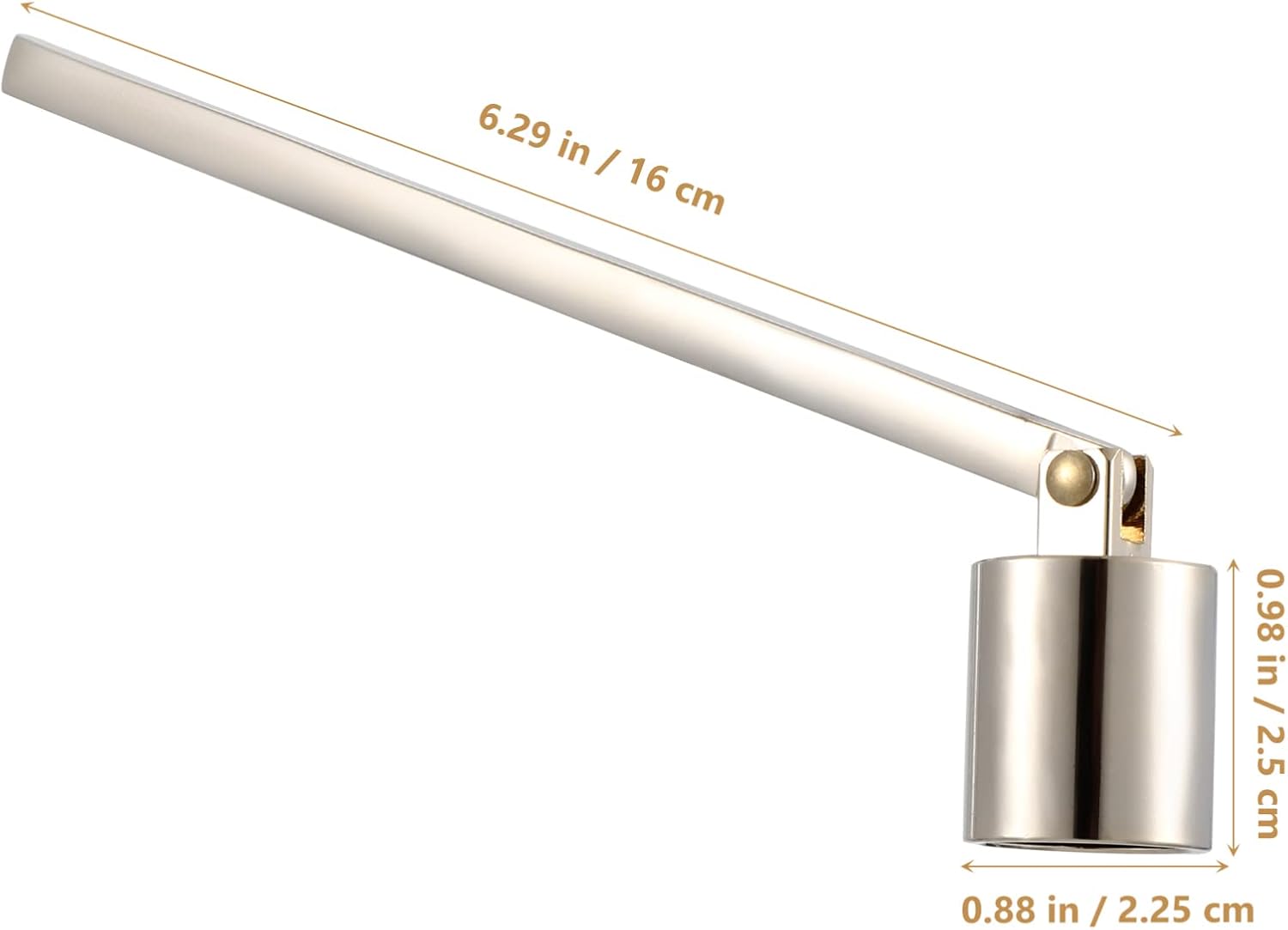 2pc Candle Snuffer Handle with Ergonomic Design for Scented Candles