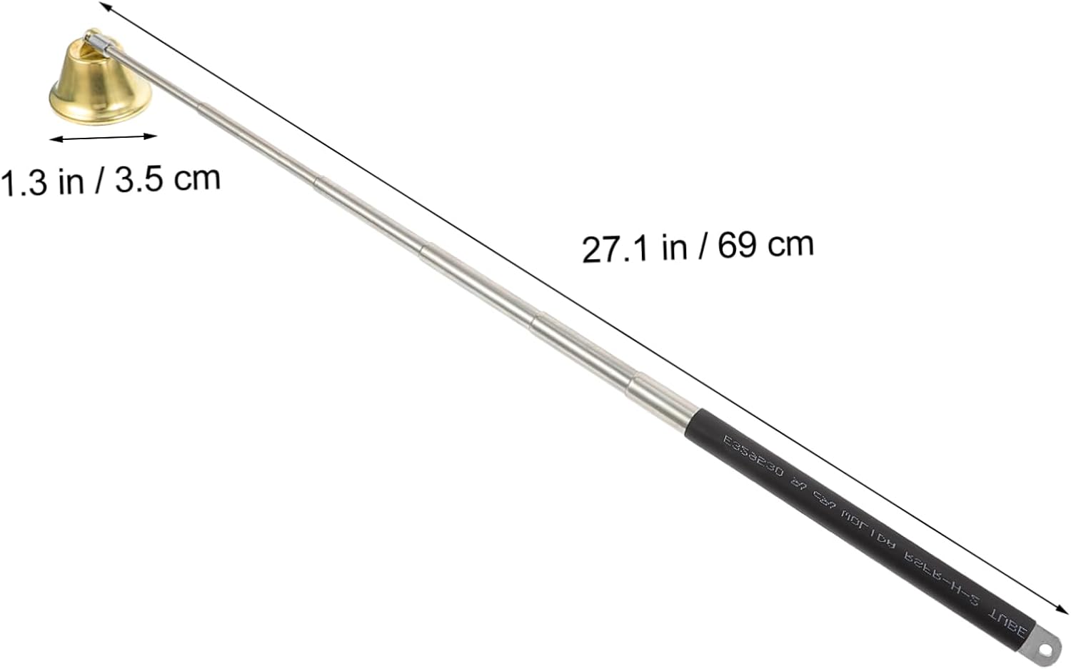 Copper Candle Snuffer Tool with Extensible Handle