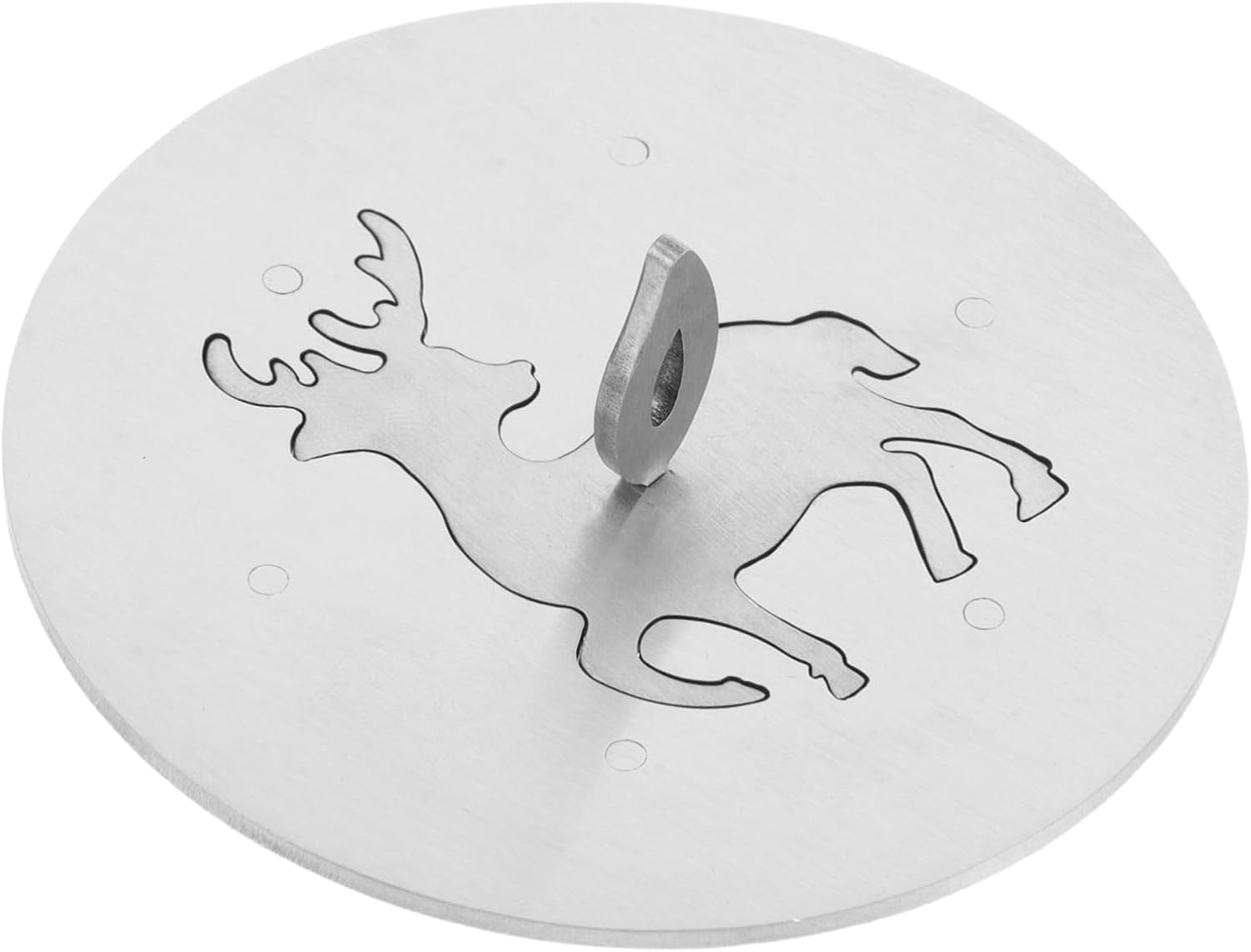 NUOBESTY Decorative Candle Cover with Elk Pattern
