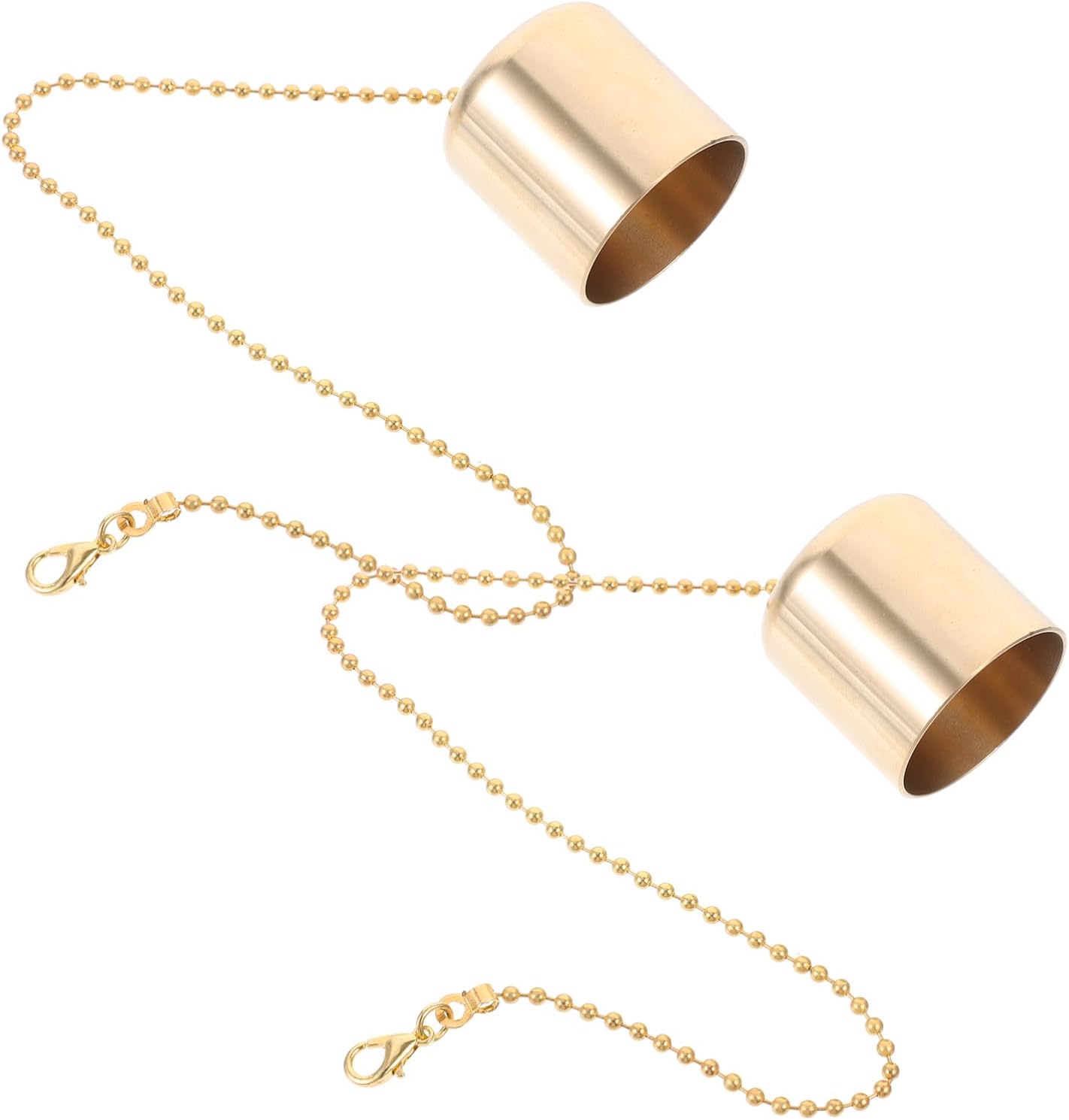 Zerodeko 4Pcs Brass Candle Snuffers Set