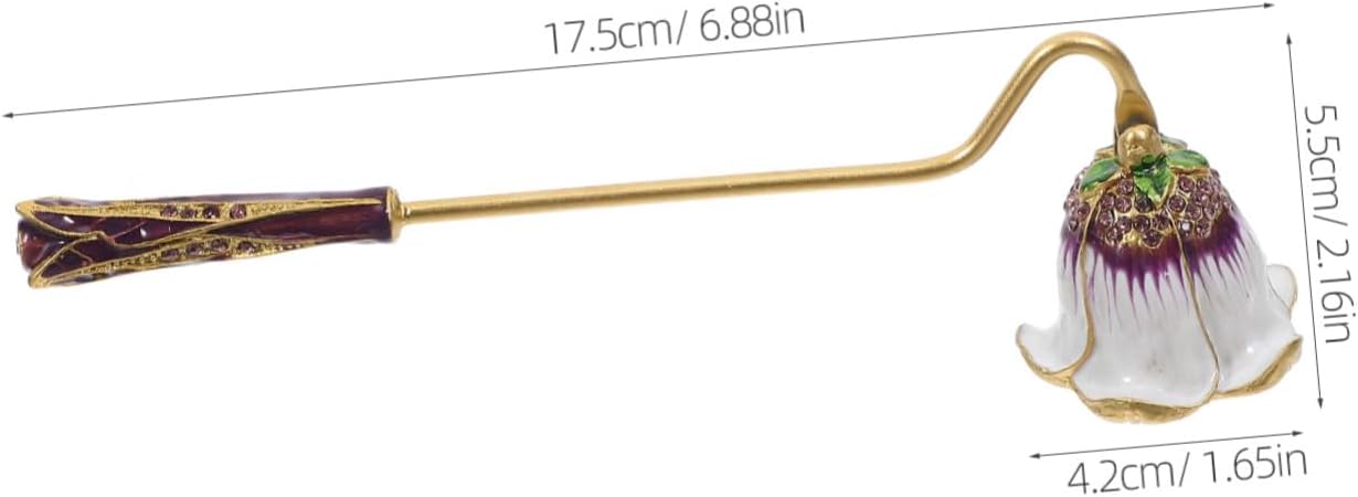 ERINGOGO Candle Snuffer Tool with Rhinestone Design