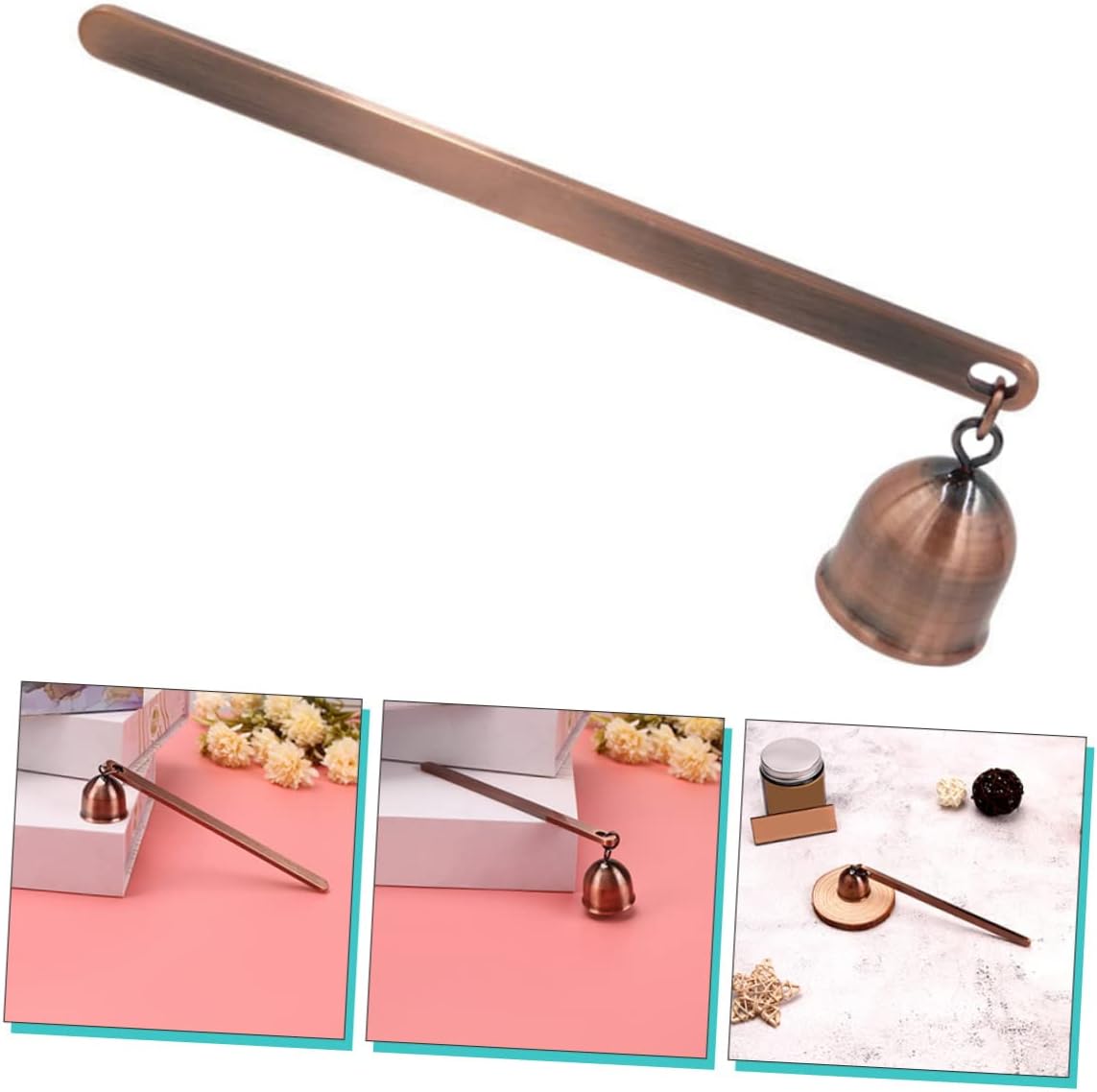 Happyyami Antique Style Candle Snuffer with Long Handle