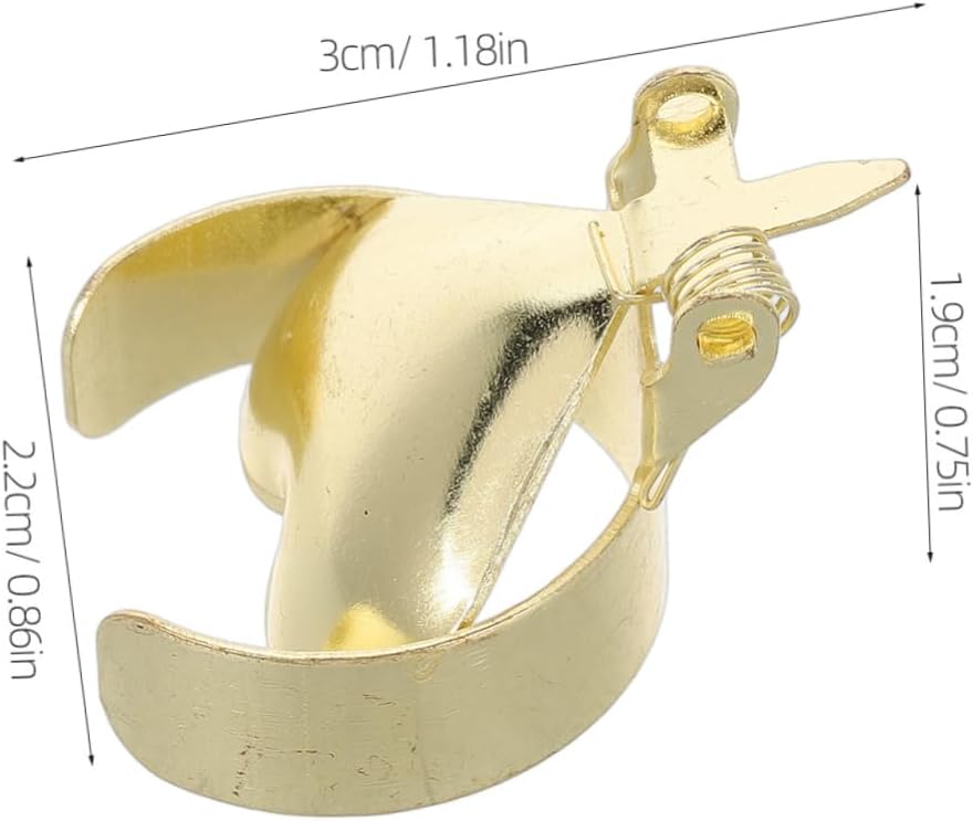 LIFKICH 2pcs Heart Shaped Candle Snuffer Metal Wick Extinguisher