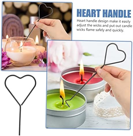 4pcs Iron Candle Wick Extinguisher Hook Set