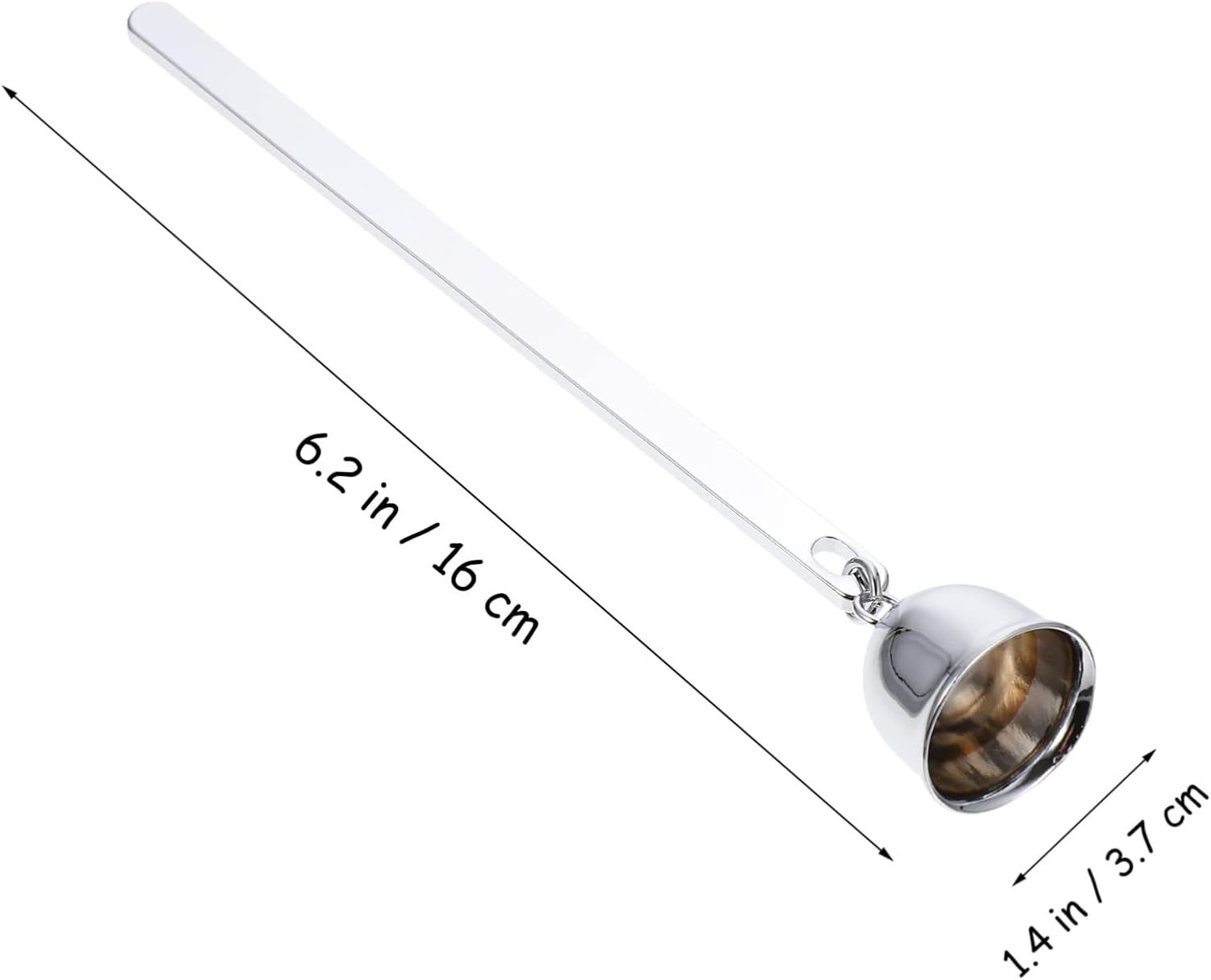 STOBAZA Vintage Bell Candle Snuffer Stainless Steel