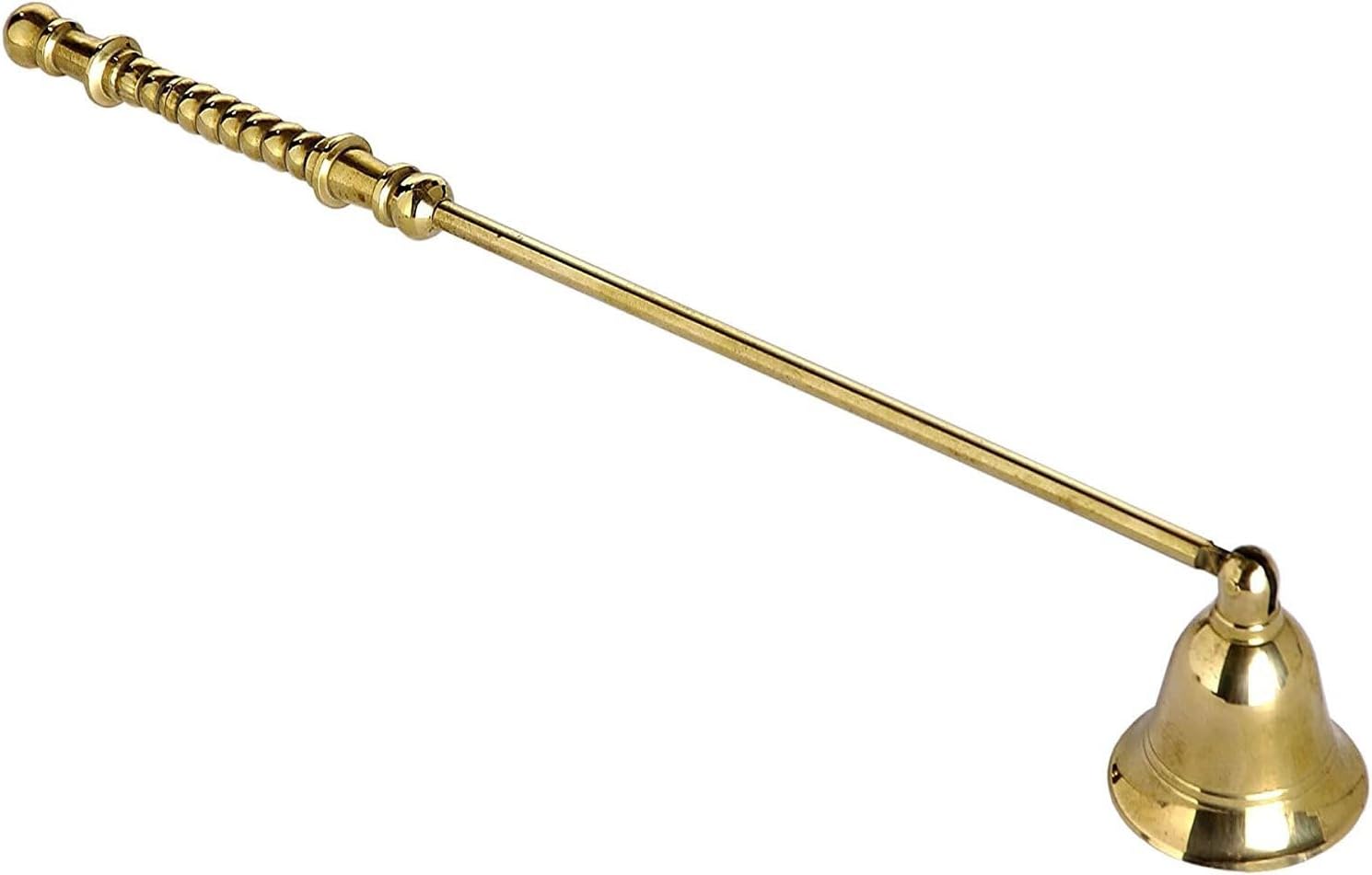 Hand Crafted Brass Candle Snuffer with Spiral Handle