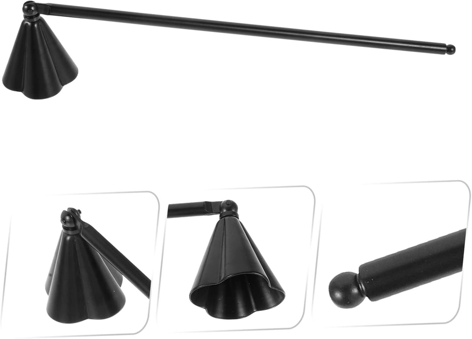 Stainless Steel Candle Snuffer Bell Flame Extinguisher Tool for Safe Wick Control