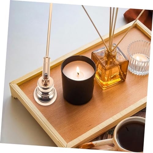 Reusable Candle Snuffer Handle with Gold Design