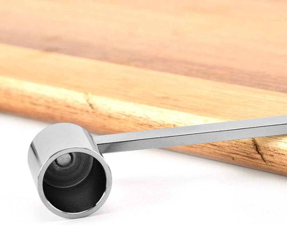 Stainless Steel Candle Snuffer with Long Handle Silver