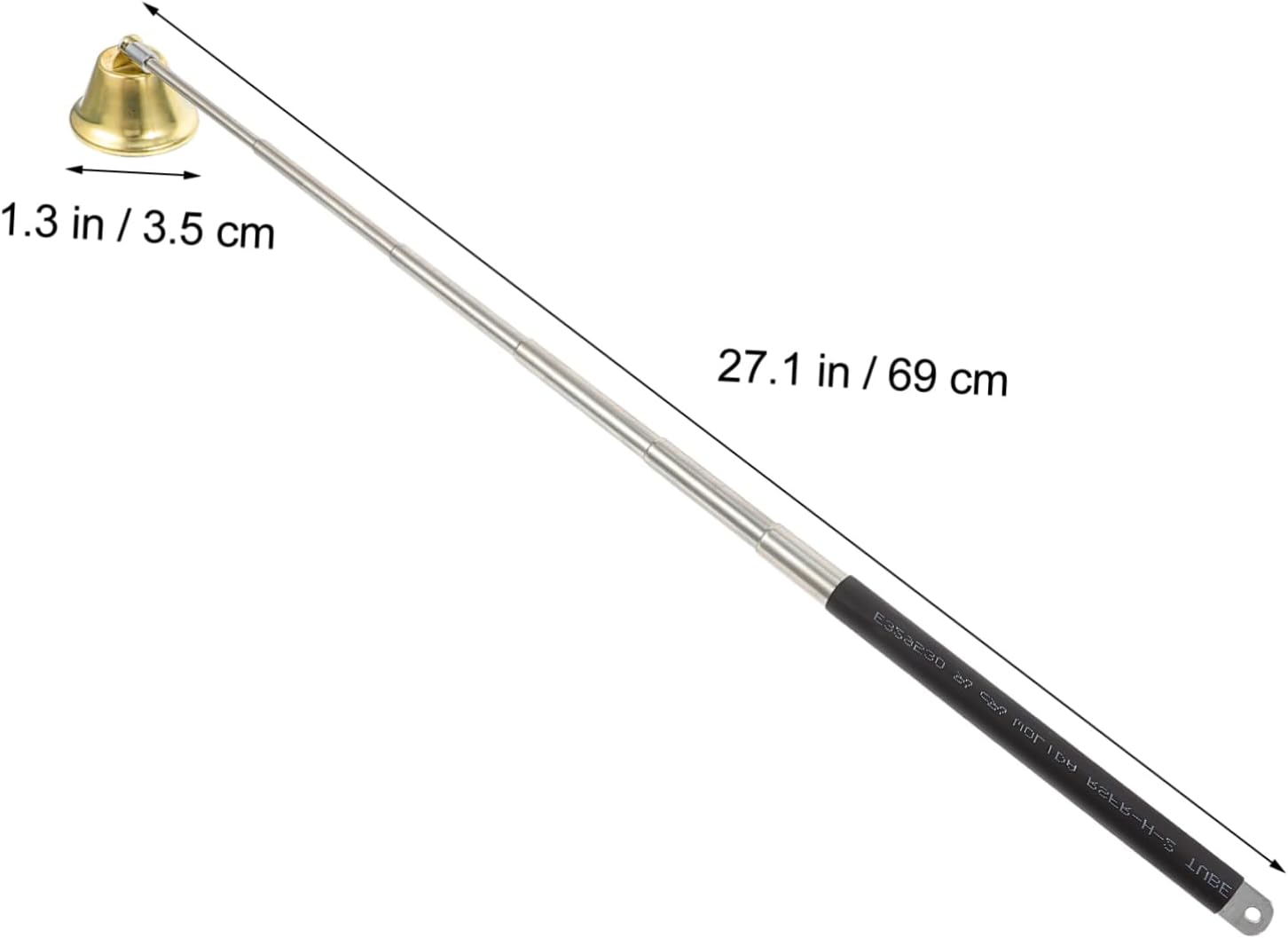 2pcs Bell-Shaped Extensible Candle Wick Snuffer