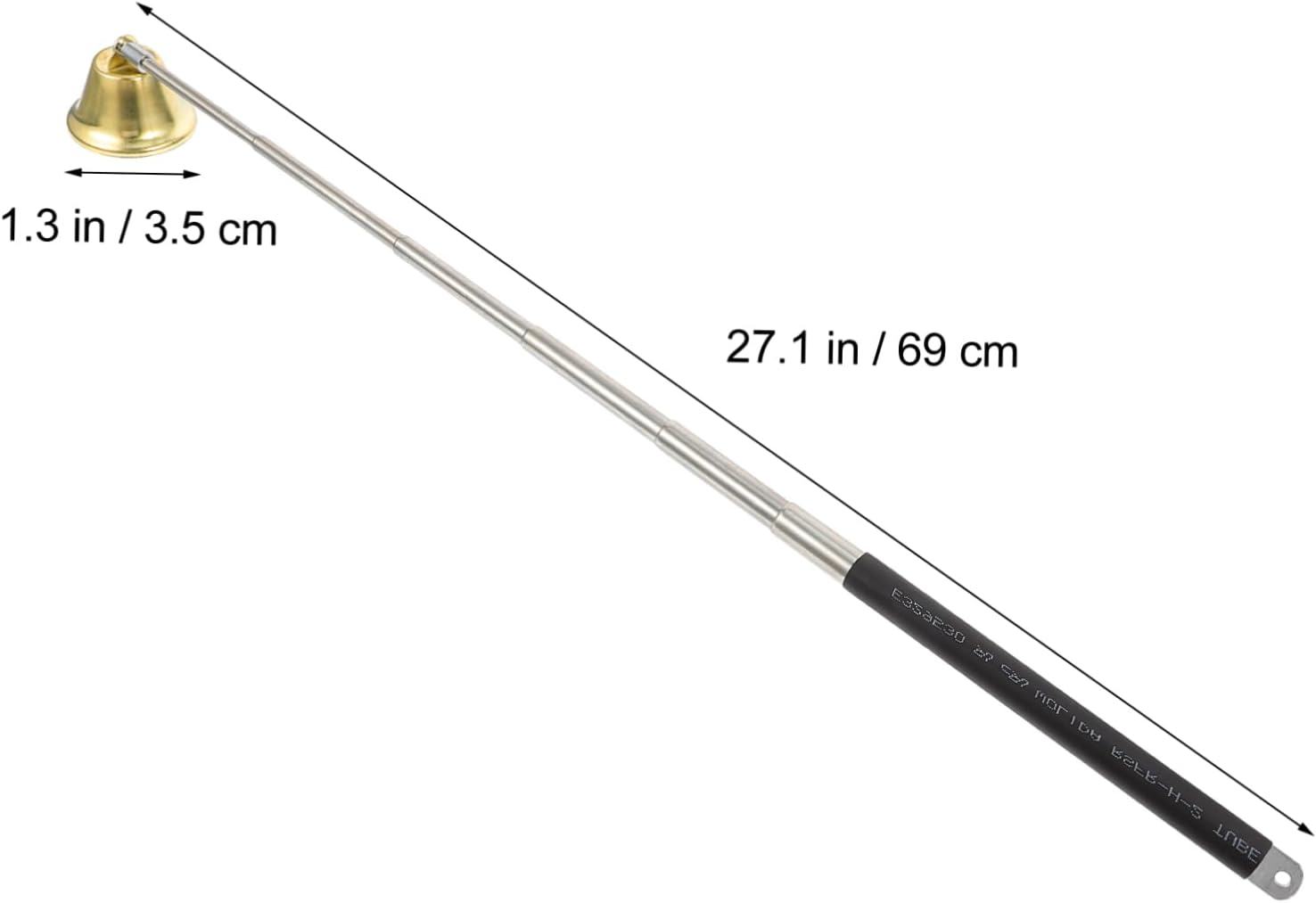 HOOTNEE 1pc Extendable Candle Snuffer Extinguisher for Home and Banquet Use