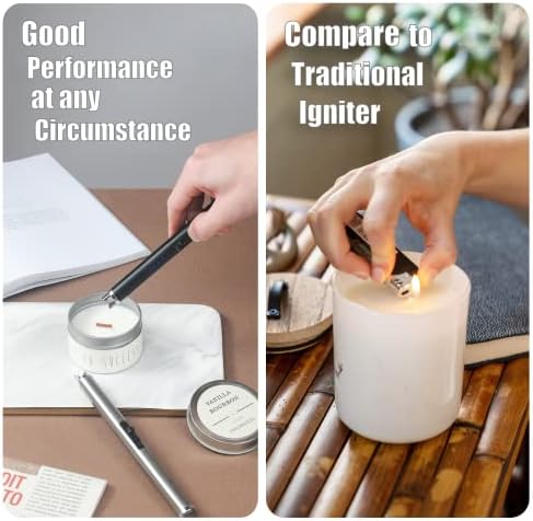 YZGJM Exquisite Candle Tool Kit with Lighter and Trimmer