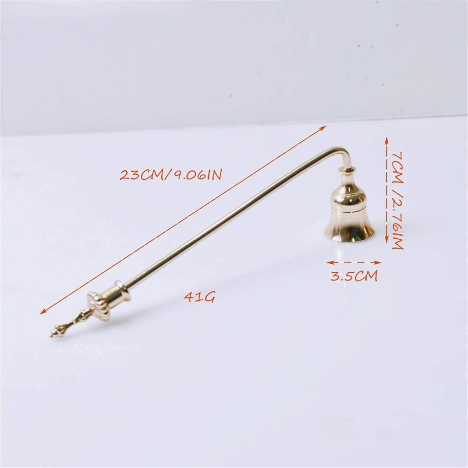 4Pcs Long Handle Metal Candle Snuffer Set Gold