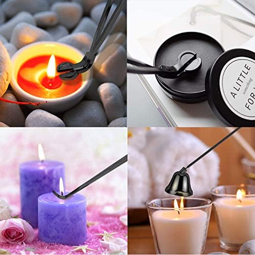 Candle Snuffer Set with Wick Trimmer and Dipper