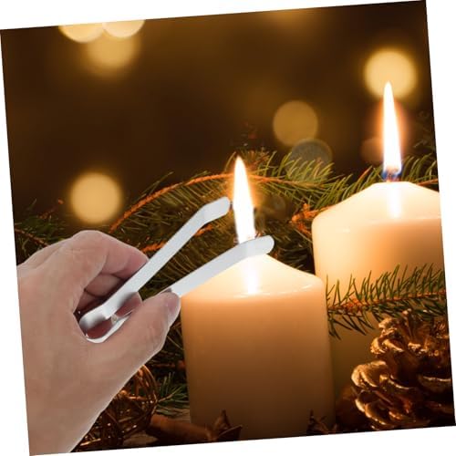 5 Sets Stainless Steel Candle Snuffer Wick Trimmer Extinguisher Clips