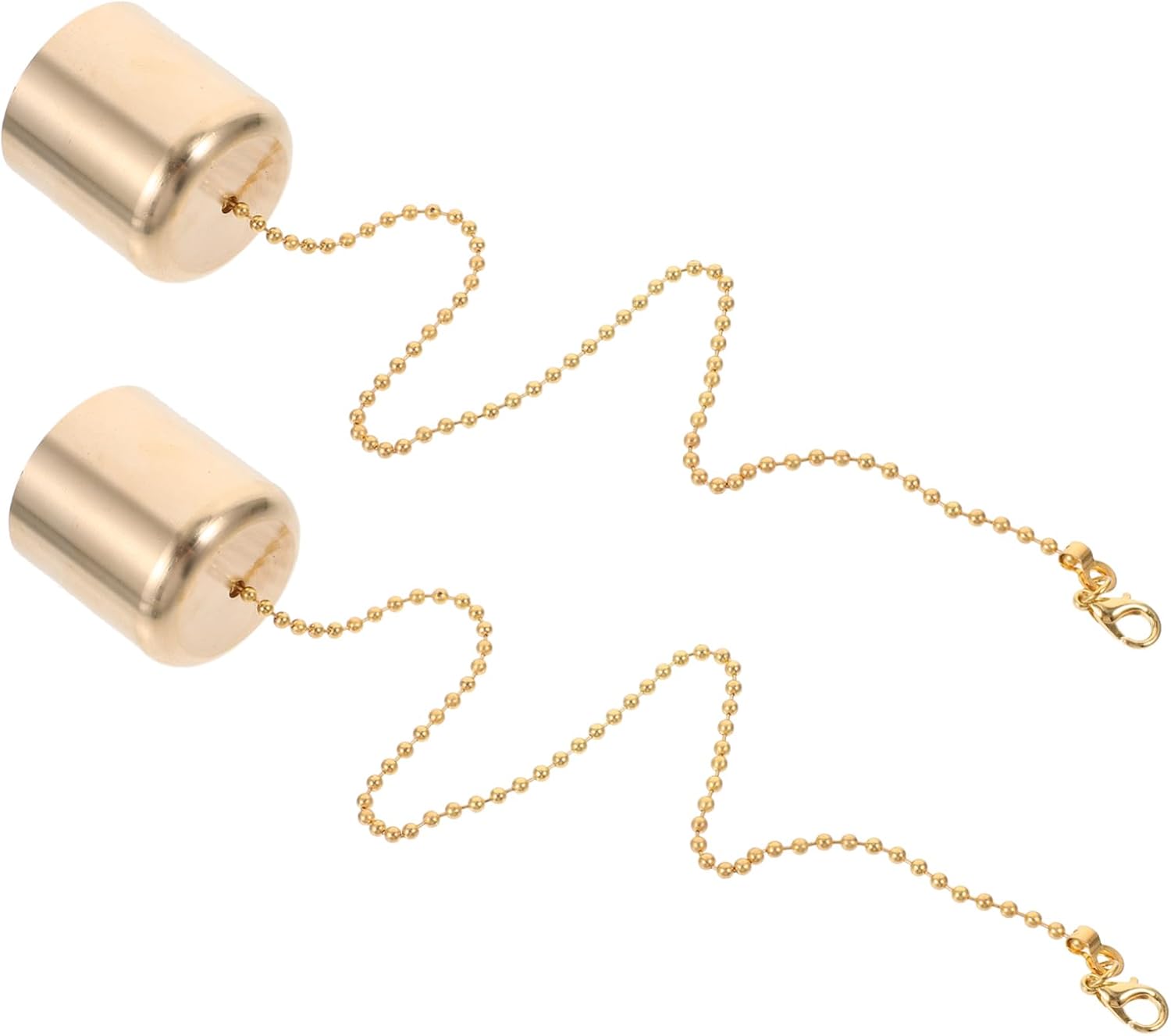 Happyyami 2pcs Brass Candle Snuffer Caps Fire Extinguisher Accessories