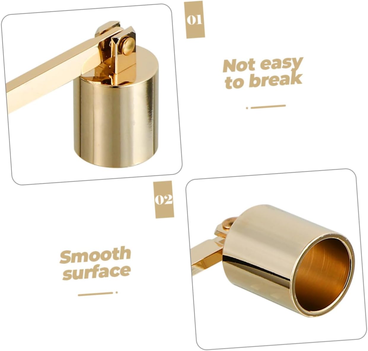 2pcs Candle Snuffer Cover for Scented Candles and Tea Lights