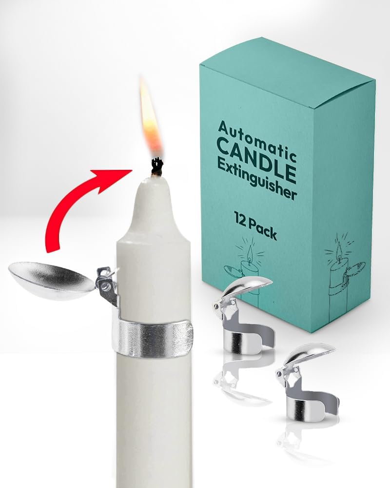 OLEEK 3Pcs Automatic Candle Extinguisher Set