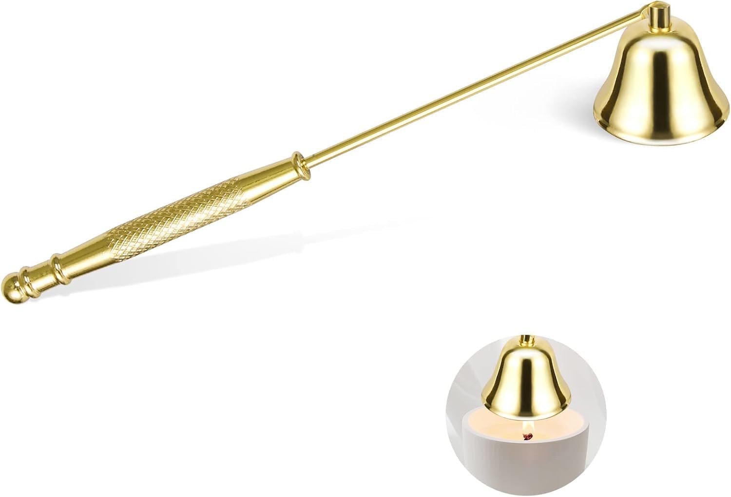 Jowxsx Golden Candle Trimmer with Long Handle