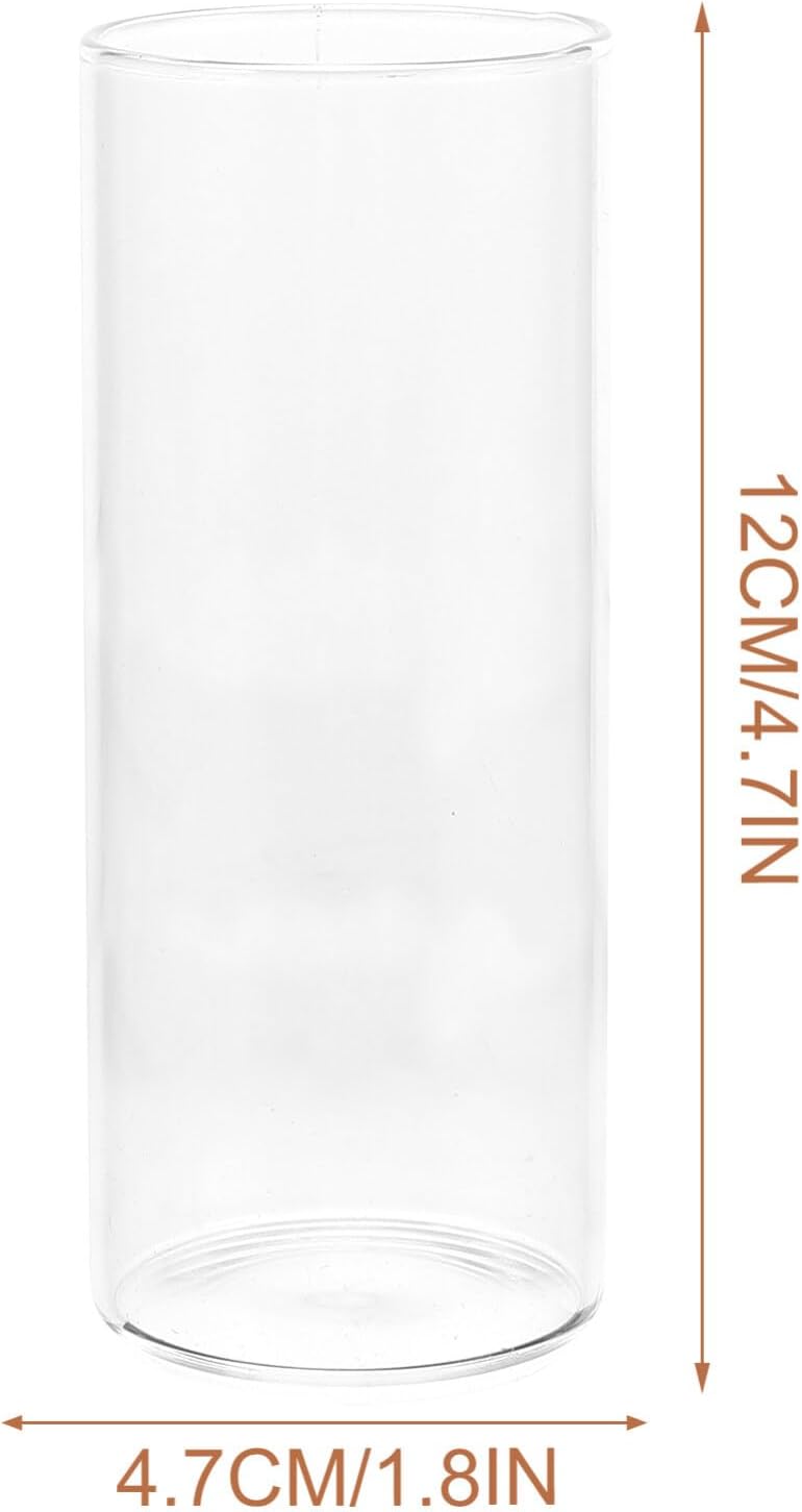 15PCS Clear Glass Candle Shade Holder Set