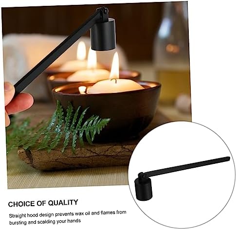 Happyyami Candle Snuffer with Long Handle for Smooth Finish