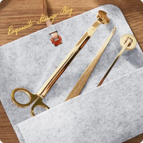 YZGJM Exquisite Candle Tool Kit with Lighter and Trimmer