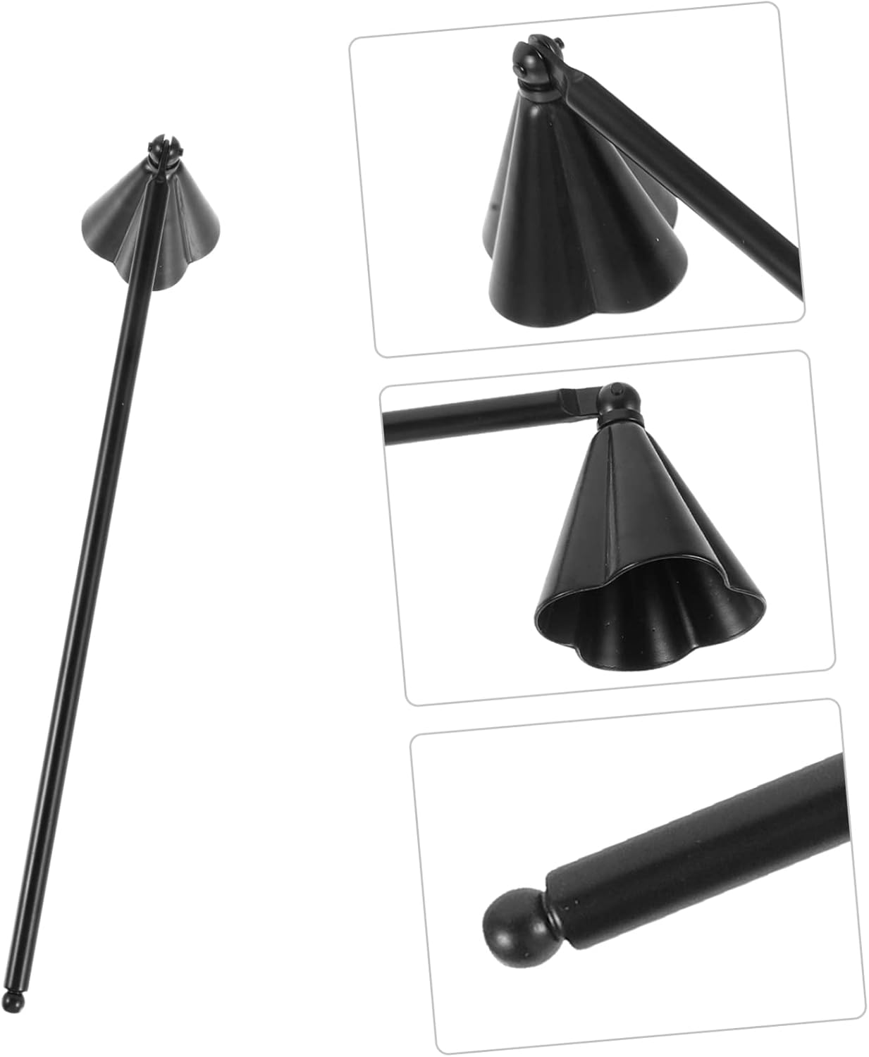 Stainless Steel Candle Snuffer Bell Flame Extinguisher Tool for Safe Wick Control