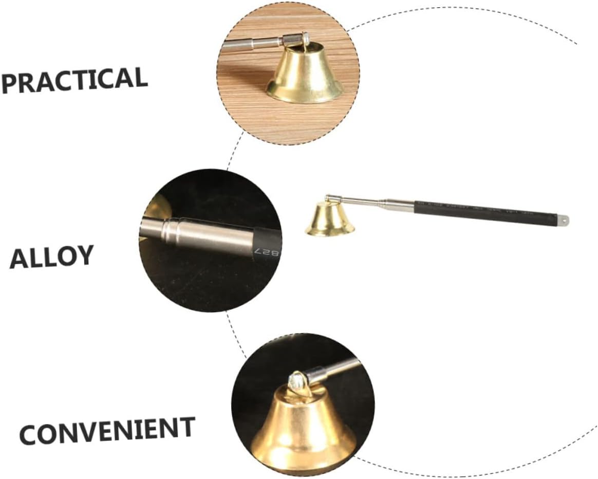 GOOHOCHY Candle Snuffer Long Handle Flaming Extinguisher