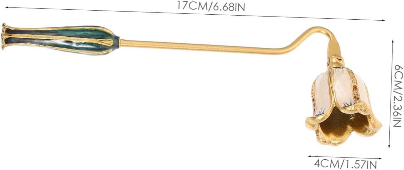 Elegant Candle Extinguisher with Long Handle for Safe Use