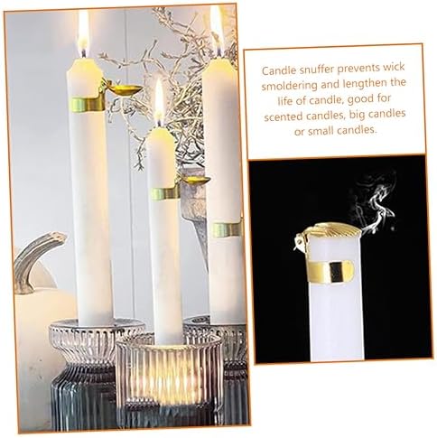 ERINGOGO 4pc Candle Snuffer Tool with Decorative Shell Design