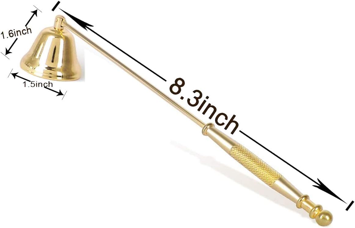 NEOYARDE Candle Snuffer Gold Stainless Steel