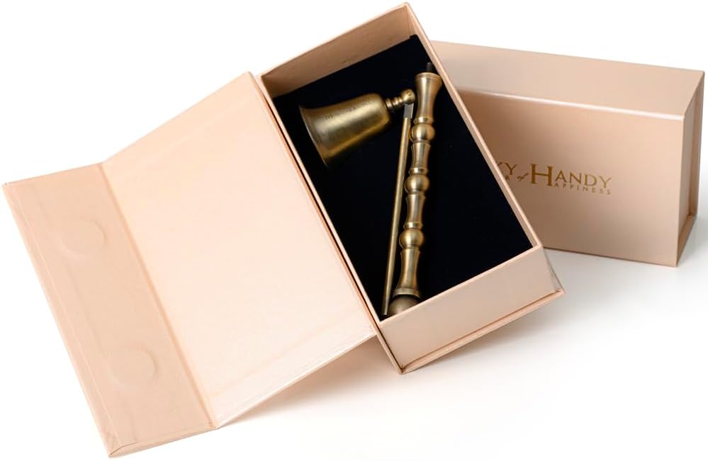 Luxury Brass Candle Snuffer - Antique Design