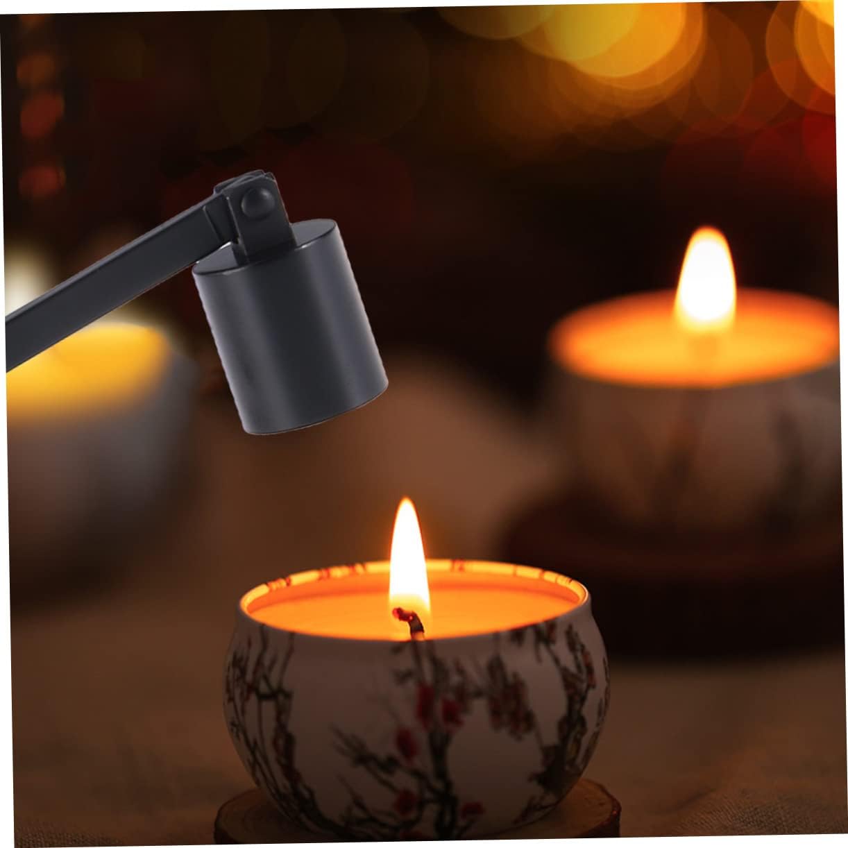 Stainless Steel Candle Snuffer and Wick Trimmer
