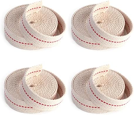 26 Foot Oil Lamp Wicks 4 Rolls Flat Cotton Wick Replacement