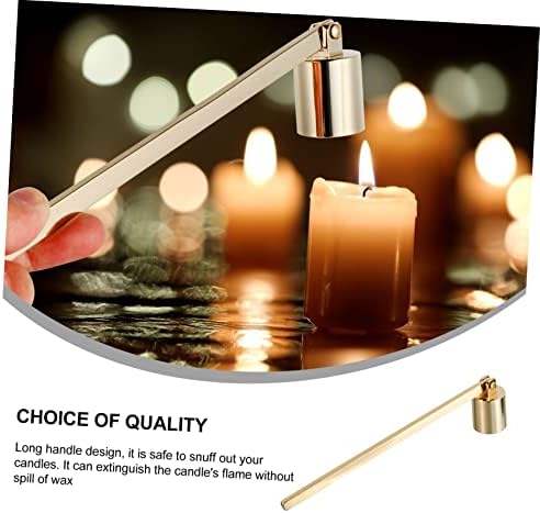 3pcs Stainless Steel Candle Snuffer with Long Handle
