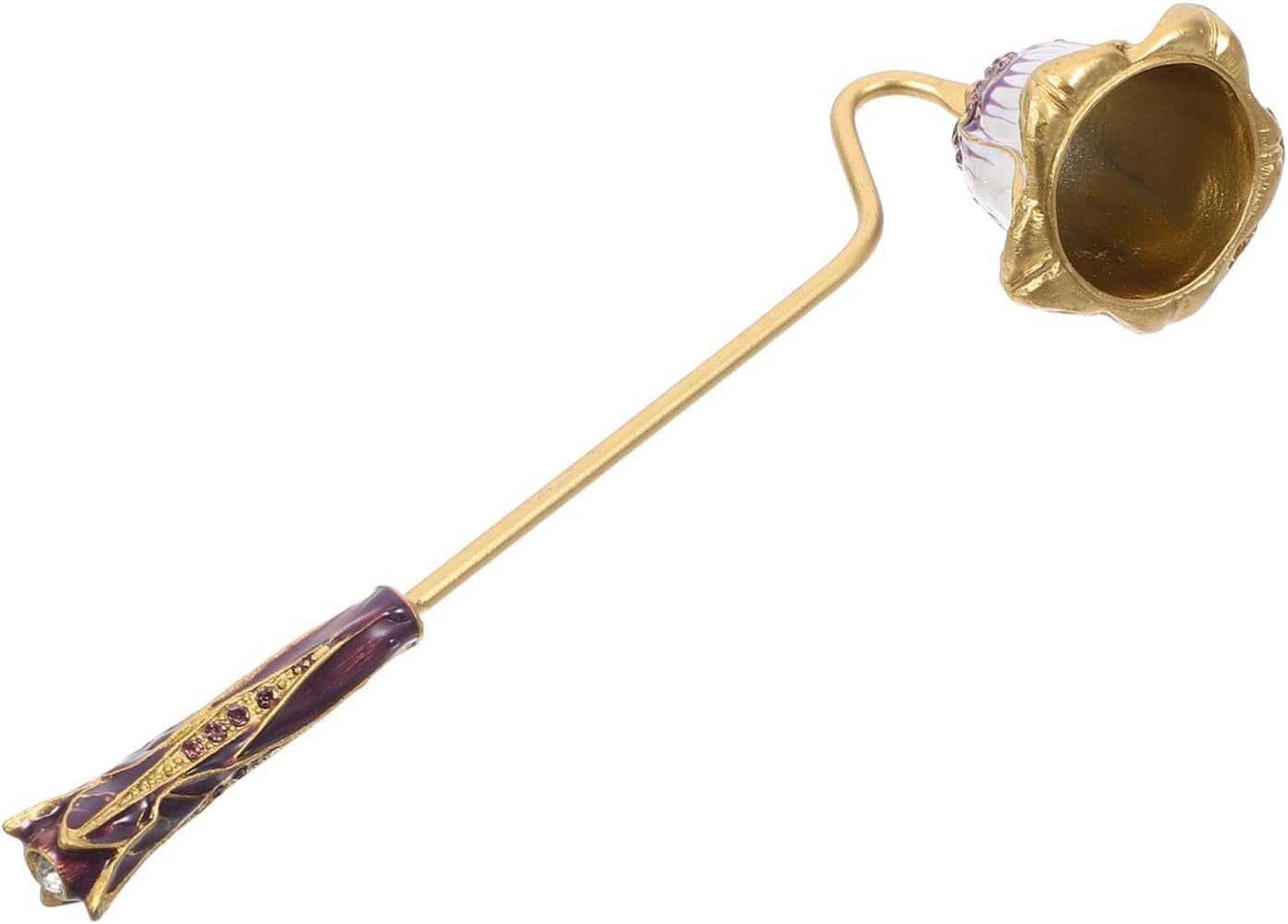 Unique Rhinestone Candle Snuffer Flame Extinguisher for Scented Aromatherapy Candles Lightweight Design