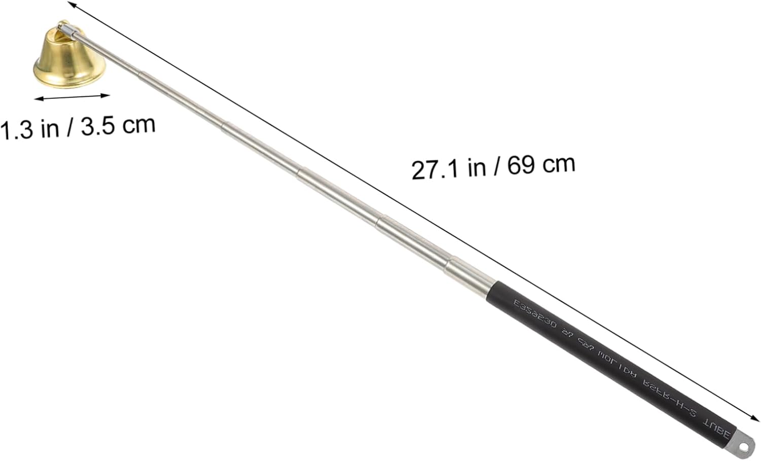 STOBAZA 1pc Extensible Buddhist Candle Snuffer with Candle Cutter and Wicks Trimmer