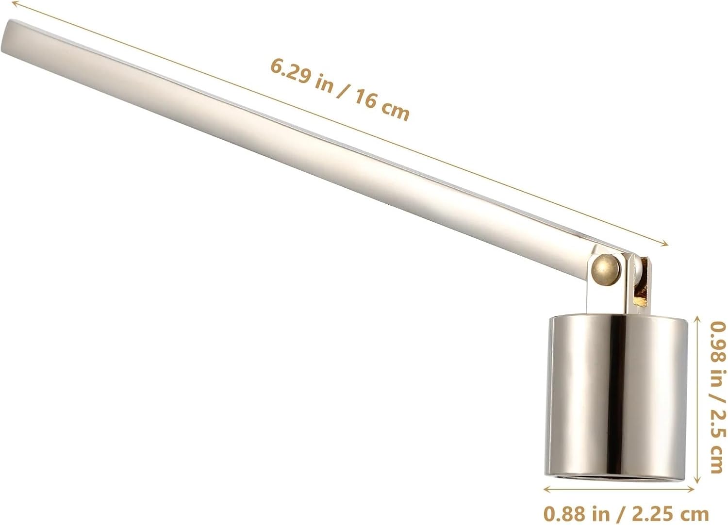 Candle Snuffer 2Pcs Portable Stainless Steel Extinguisher