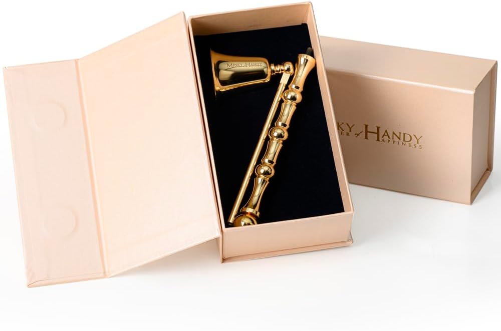Luxury Brass Candle Snuffer - Gold Finish