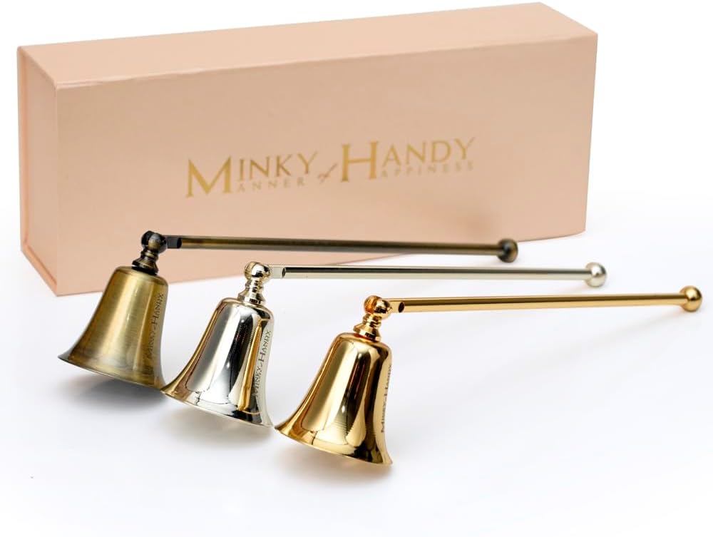 Minky Handy Brass Candle Snuffer - Gold Finish