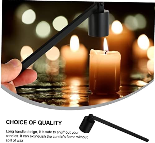 4 Pcs Stainless Steel Candle Snuffers with Long Handles