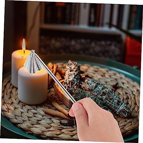 Happyyami Creative Candle Snuffer Stainless Steel Extinguisher for Deep Jar Candles