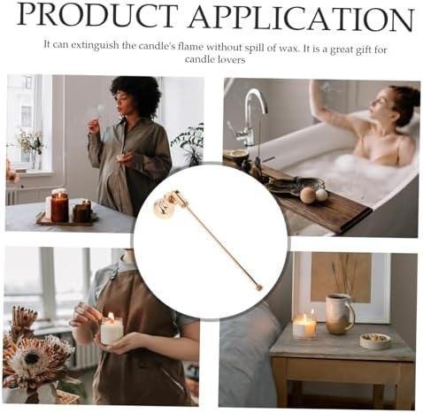 Elegant Candle Extinguisher Iron Handle for Aromatherapy Candles
