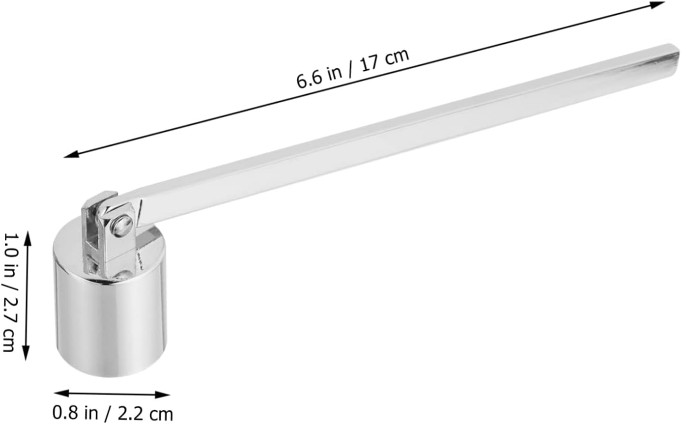 Elegant Stainless Steel Candle Snuffer with Handle