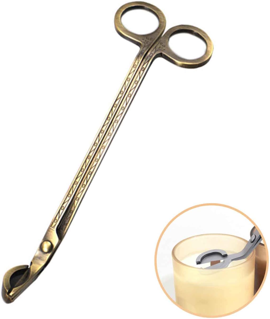 AIM GGKK Gold Copper Candle Snuffer and Wick Trimmer